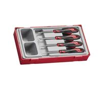 Teng Tools TTMDP Lot de 4 crochets et crochetages résistants avec plateau à outils