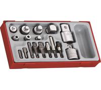Tengtools 185800109 Jeu D'adaptateurs 1/4"-3/8"-1/2"-3/4" Ttadp17