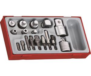 Tengtools 185800109 Jeu D'adaptateurs 1/4"-3/8"-1/2"-3/4" Ttadp17