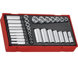 Tengtools 68610104 Set De Douilles 1/4"-3/8" Ttaf32