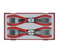 Tengtools TT474-7 Set de 4 pinces circlips - 265 x 142 x 50x10 - 40mm