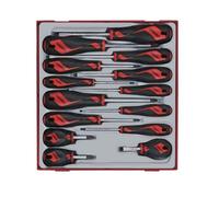 Tengtools TTD914N Jeu de 14 tournevis