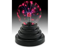 Tenlacum Lampe USB verre Base noir magique Plasma boule sphère foudre lampe lumière partie nouveau