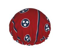 Tennessee State - Couvre-cheveux pour douche - Pour femme - Réglable - Grand bonnet de douche imperméable