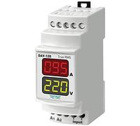 Tense Elektronik DAV 120 Multimètre encastrable pour mesurer le courant et la tension pour les consommateurs et réseaux monophasés DIN rail DIN numérique Gris