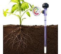 Tensiomètre de Sol, Moniteur de potentiel hydrique du Sol avec sonde | Surveillance de la tension du sol, capteur de potentiel hydrique pour l'irrigation, plage de 0 à -100 kPa