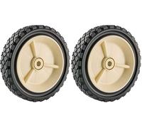 Tente 09259 - Roue pour Tondeuse de Jardin - en polyéthylène - Diamètre 175 mm/Épaisseur 38 mm/Alésage 12 mm - Solide (Lot de 2)