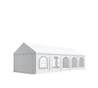 TOOLPORT PRO 4x10 m tente de réception, PVC 750, H. 2 m, blanc - (7195)