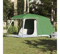 Tente de camping avec dôme porche 5 personnes gris et orange tente vidaXL