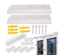 Tente de fenêtre - Toit terrasse 40 x 100 cm, auvent 2700 g | Protection UV transparente évacuation pluie résistant aux chocs stable jardin porche patio entrées fenêtres portes utilisation extérieure