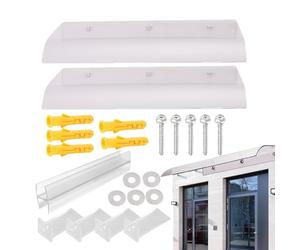 Tente de fenêtre - Toit terrasse 40 x 100 cm, auvent 2700 g | Protection UV transparente évacuation pluie résistant aux chocs stable jardin porche patio entrées fenêtres portes utilisation extérieure