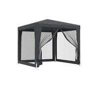 Tente de fête 4 parois latérales en maille Anthracite 2.5x2.5 m
