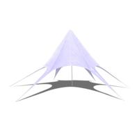 Tente de jardin hexagonale 14m | Tissu Oxford, protection solaire, installation rapide, 6 piquets, fête et barbecue