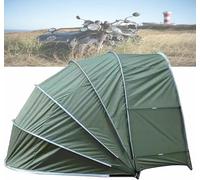 Tente de moto, housse de garage semi-pirale pour rangement de moto, abri de jardin extérieur polyvalent pour la protection et l'organisation