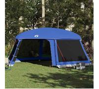 Tente de piscine moustiquaire - vidaXL - Bleu azur - 670x590x247 cm - Polyester 185T - Revêtement PU - Parois en maille