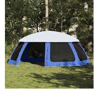 Tente de piscine moustiquaire - vidaXL - Bleu azuré - Polyester 185T - 690x690x280 cm - Parois en maille