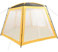 Tente de piscine, pavillon de piscine, auvent de piscine, tente pour piscine, tissu, dimensions : 500 x 433 x 250 cm, couleur : jaune