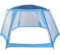 Tente de piscine Tissu 660x580x250 cm Bleu
