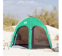 vidaXL Tente de Piscine avec Toit Vert Mer 366 x 305 x 231 cm, Jardin et terrasse, abri Pliable Moderne, tonnelle Portable, Protection UV, abri Waterproof pour événements