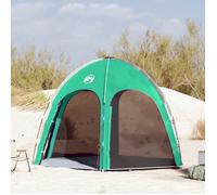 Tente de piscine - vidaXL - Vert mer - 366x305x231 cm - Polyester - Résistant à l'eau - Protection UV - Pliable