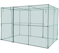 Tente de protection pour plantes SucceBuy, 2900 x 1940 x 1940 mm avec filet de protection, porte à fermeture éclair, conception résistante au vent, cage pour plantes pour plates-bandes surélevées en e