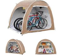 Tente de rangement pour vélos d'extérieur - Abri de vélo étanche - Pour ranger les vélos - Montage rapide - 210 x 150 x 165 cm - Vert