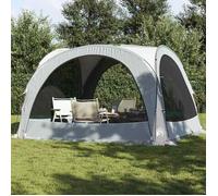 Tente de réception imperméable - vidaXL - 360x360x215 cm - Blanc - Polyester avec revêtement PU - Maille anti-moustiques