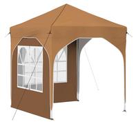 Tente de réception pliable vidaXL 192 x 192 x 245 cm, beige