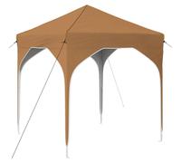 Tente de réception pliable vidaXL 194 x 194 x 245 cm, beige