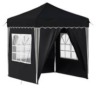 Tente de réception pliable vidaXL 195 x 195 x 245 cm, anthracite, tissu Oxford