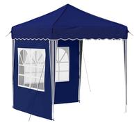 Tente de réception pliable vidaXL 195 x 195 x 245 cm, bleu, tissu Oxford