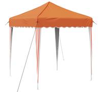 Tente de réception pliable vidaXL 195 x 195 x 245 cm, orange, tissu Oxford