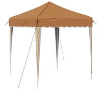 Tente de réception pliable vidaXL 195 x 195 x 245 cm, tissu Oxford beige