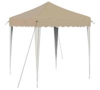 Tente de réception pliable vidaXL 195 x 195 x 245 cm, tissu Oxford crème