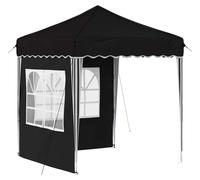 Tente de réception pliable vidaXL 195 x 195 x 245 cm, tissu Oxford noir