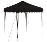 Tente de réception pliable vidaXL 195 x 195 x 245 cm, tissu Oxford noir