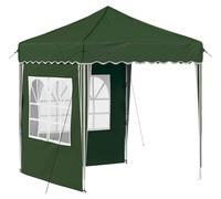 Tente de réception pliable vidaXL 195 x 195 x 245 cm, tissu Oxford vert
