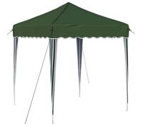 Tente de réception pliable vidaXL 195 x 195 x 245 cm, tissu Oxford vert