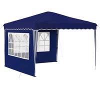 Tente de réception pliable vidaXL 288 x 288 x 245 cm, bleu, en tissu Oxford