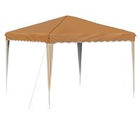 Tente de réception pliable vidaXL 288 x 288 x 245 cm, tissu Oxford beige
