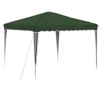 Tente de réception pliable vidaXL 288 x 288 x 245 cm, tissu Oxford vert