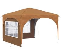 Tente de réception pliable vidaXL 290 x 290 x 245 cm, beige
