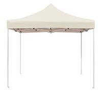 Tente de réception pliable - vidaxl - 2x2 m - Crème - Aluminium - Toile Oxford 280 g/m² - Protection anti-UV