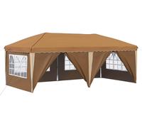 Tente de réception pliable vidaXL 575 x 288 x 245 cm, beige