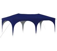 Tente de réception pliable vidaXL 575 x 288 x 245 cm, bleu, en tissu Oxford