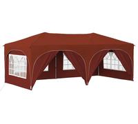 Tente de réception pliable vidaXL 575 x 288 x 245 cm, couleur terre cuite, tissu Oxford