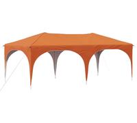 Tente de réception pliable vidaXL 575 x 288 x 245 cm, orange, tissu Oxford