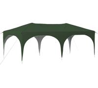 Tente de réception pliable vidaXL 575 x 288 x 245 cm, tissu Oxford vert