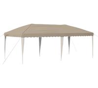 Tente de réception pliable vidaXL 575 x 290 x 245 cm, couleur crème
