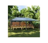vidaXL Tente de réception professionnelle 4×6 m Vert 90 g/m